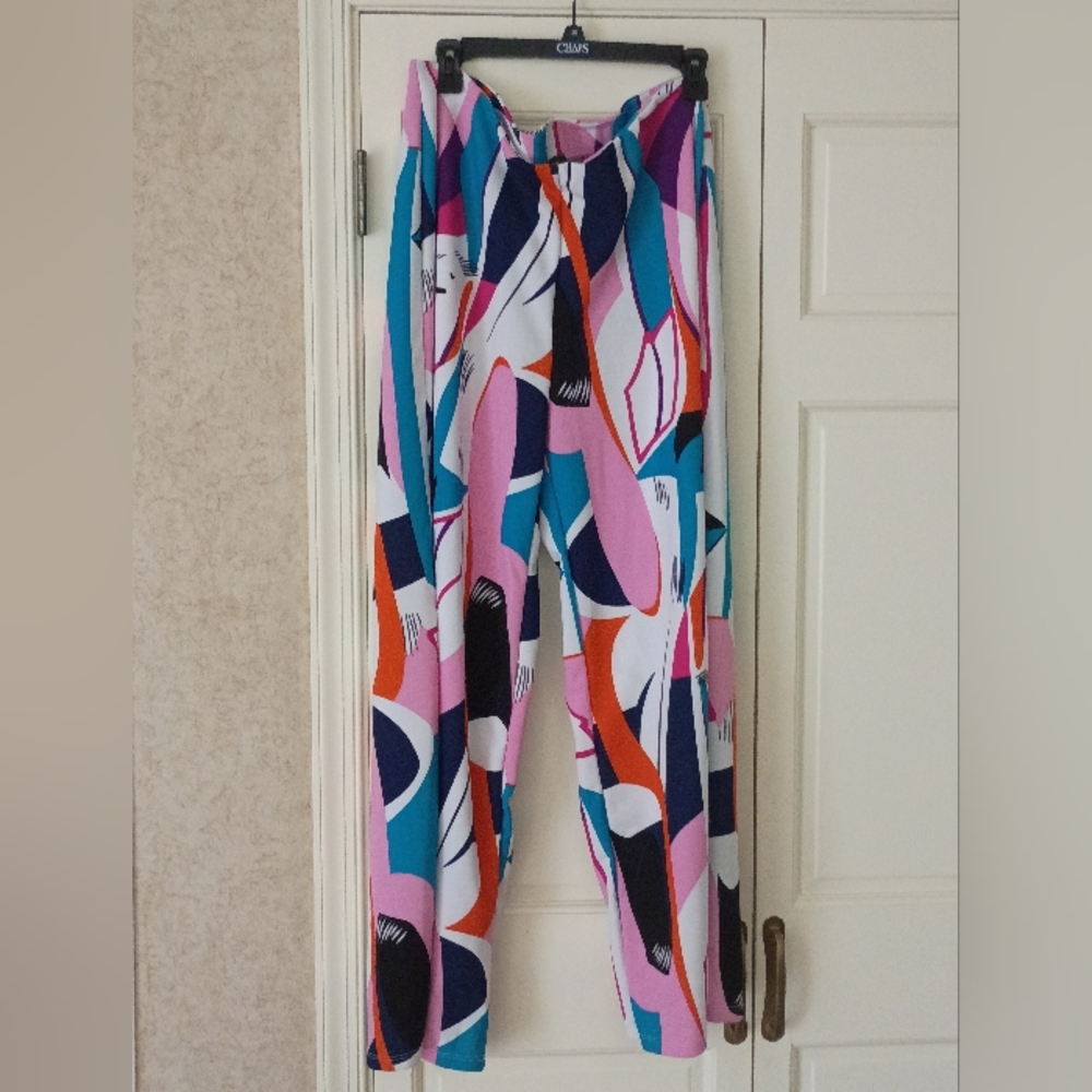 NWT.Colorful Abstract Women's Pants